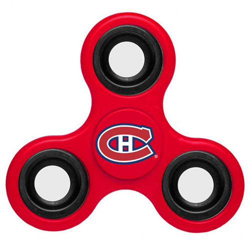 NHL Montreal Canadiens 3 Way Fidget Spinner A100 - Red